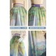 Cyans Qing Monet's Water Lilies Skirt(3 Colours/Full Payment Without Shipping)